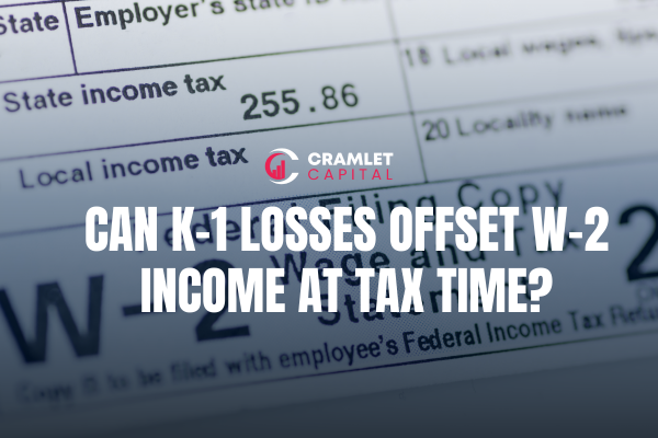 Can K-1 Losses Offset W-2 Income at Tax Time